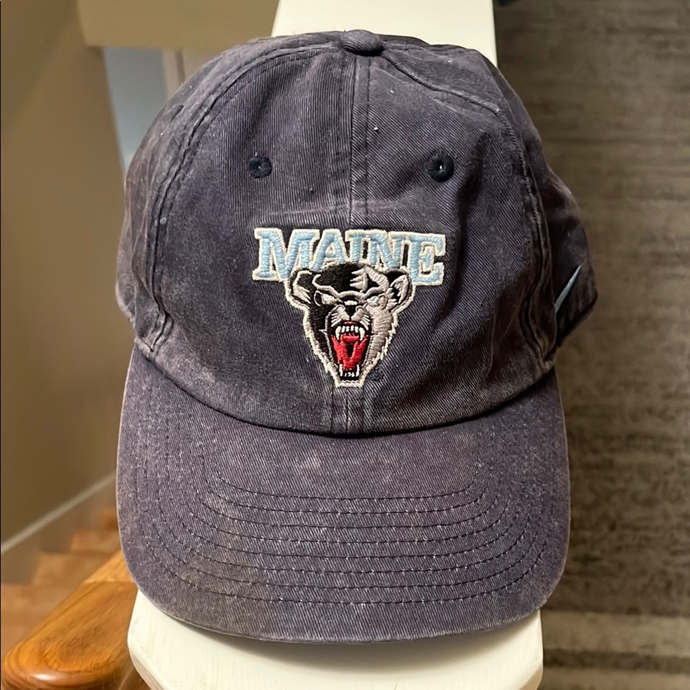 UMaine Nike Cap with Embroidered Logo